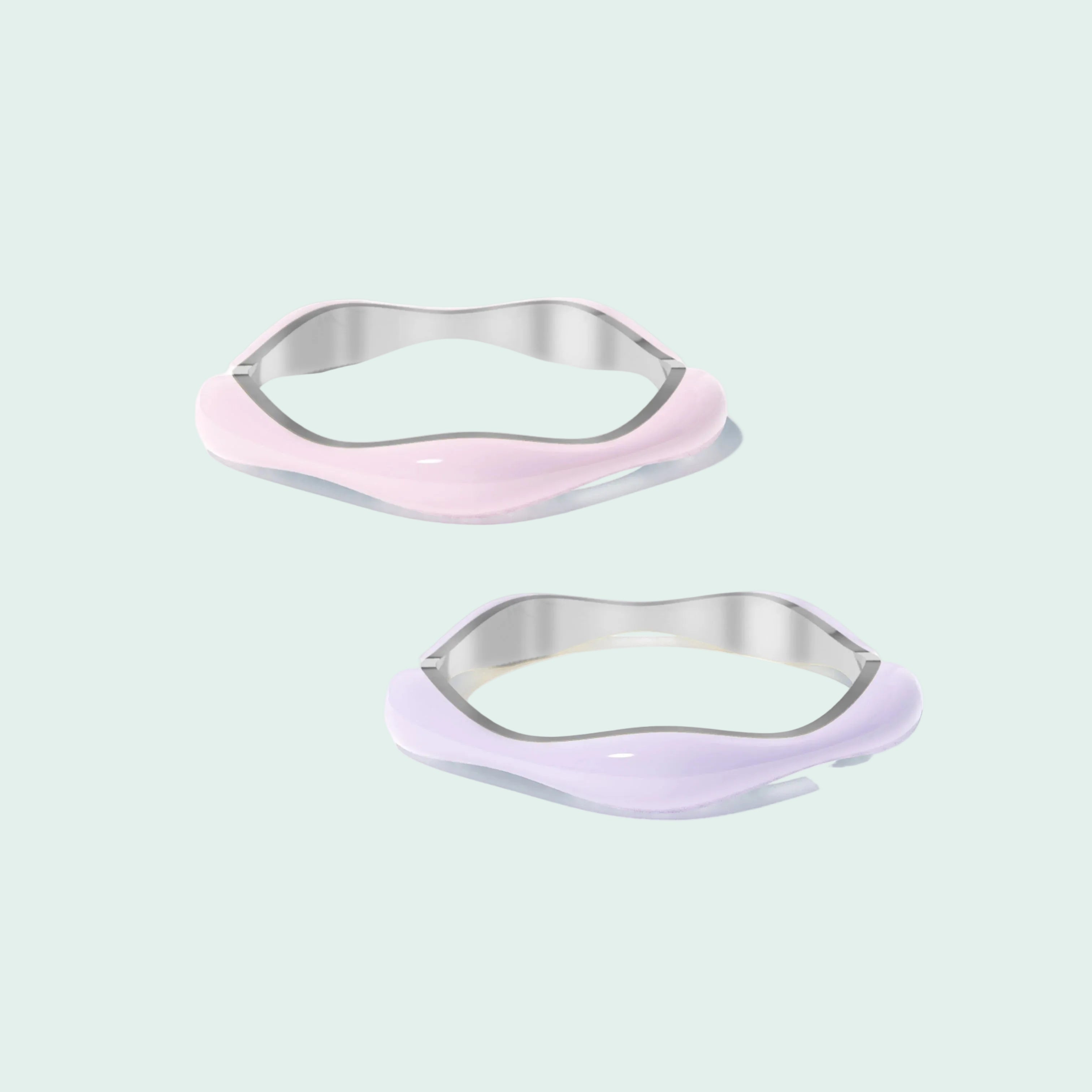 The Sugar Overdrive-Silver Ring set of 2