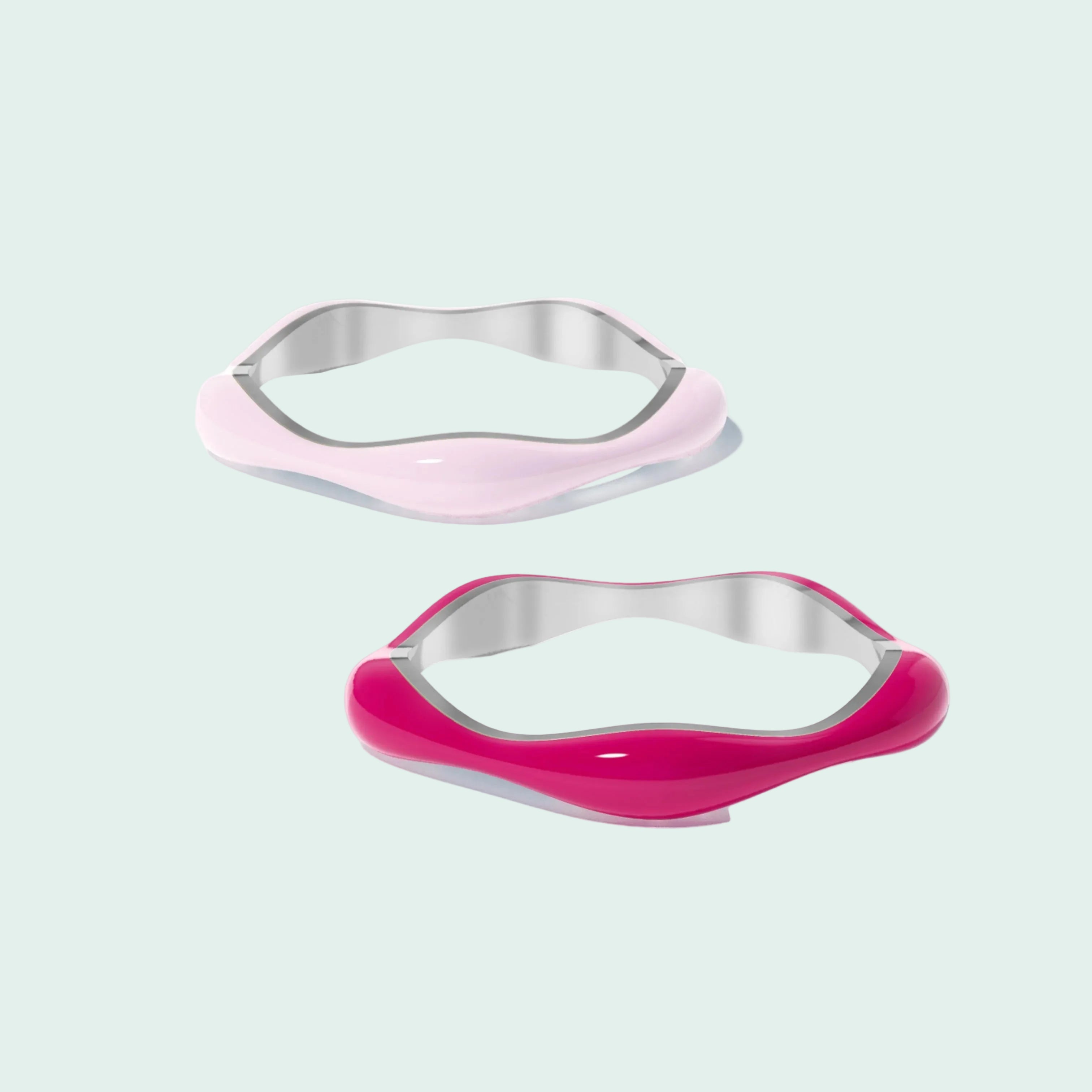 The Sugar Overdrive-Silver Ring set of 2