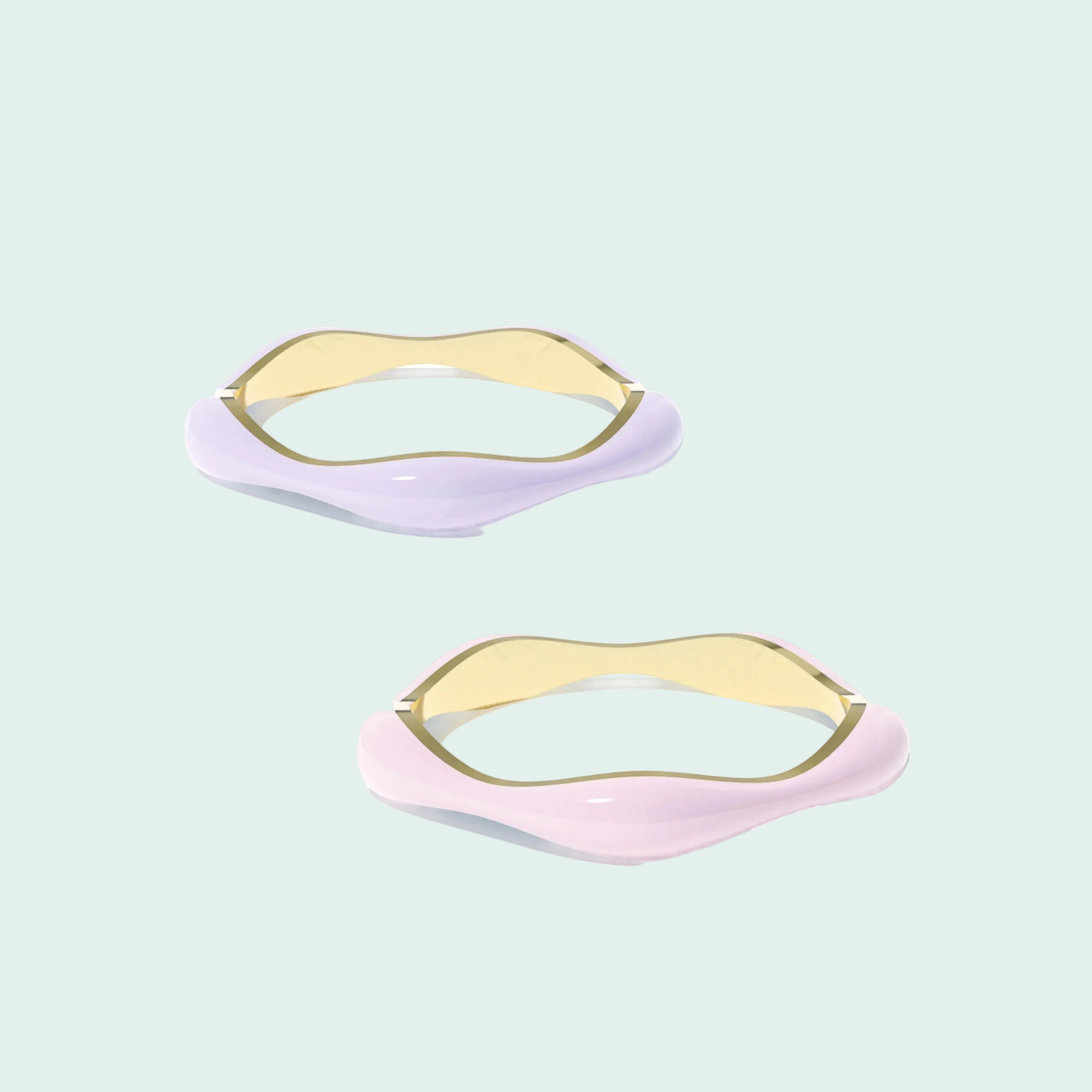 The Sugar Overdrive-Silver Ring set of 2
