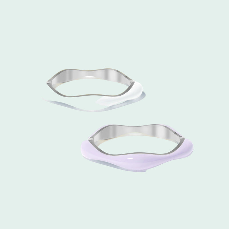 The Sugar Overdrive-Silver Ring set of 2
