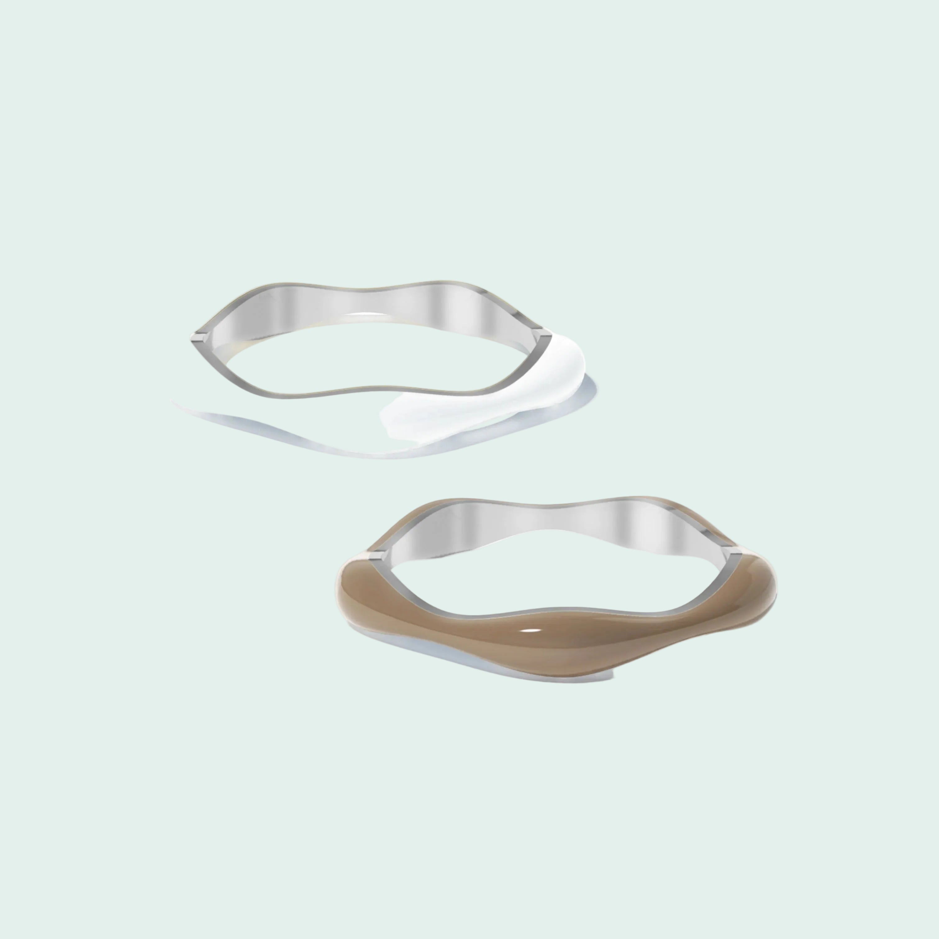 The Sugar Overdrive-Silver Ring set of 2