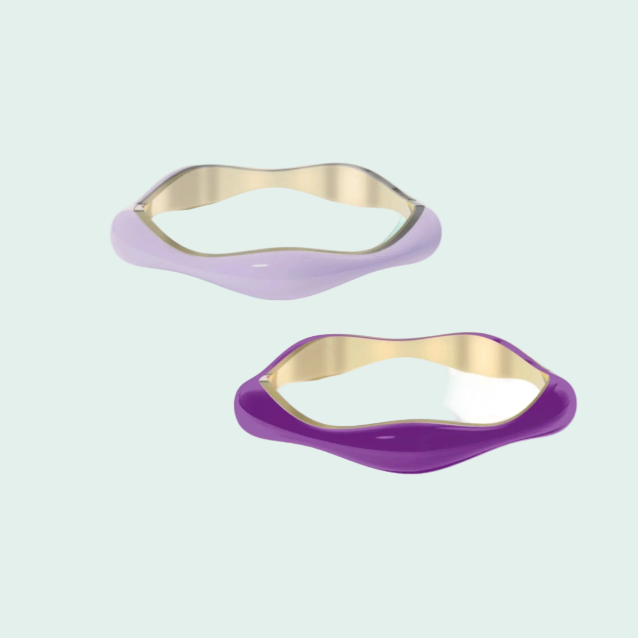 The Sugar Overdrive-Silver Ring set of 2