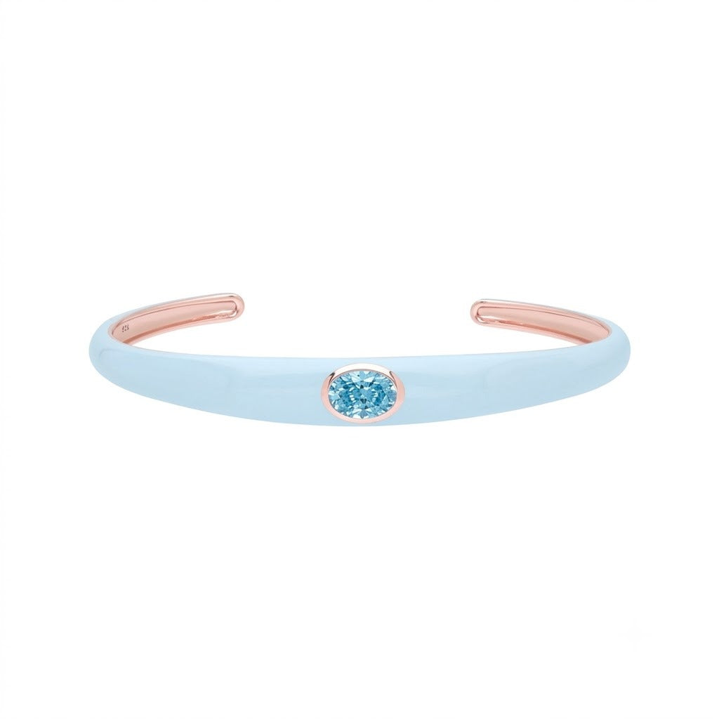 Aura Cuff  (Sky Blue Rectangle Edition)