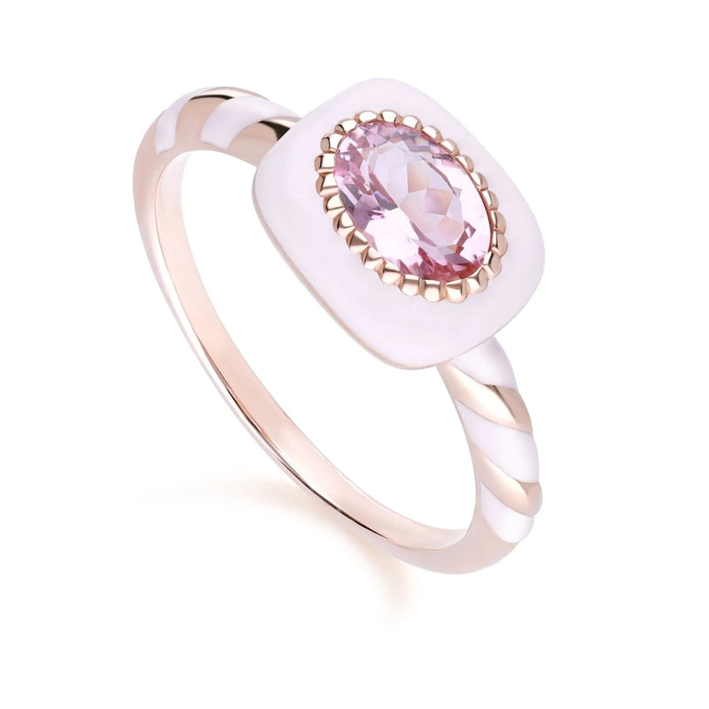 Lumina Pear-Cut Enamel Ring (Sky Blue Edition)