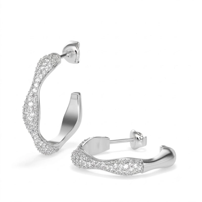 Sugar Overide Diamond hoops