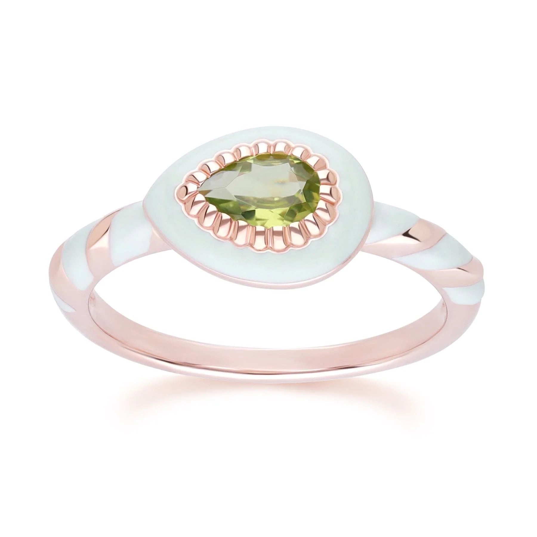 Lumina Spiral Enamel Ring (Lavender Edition)