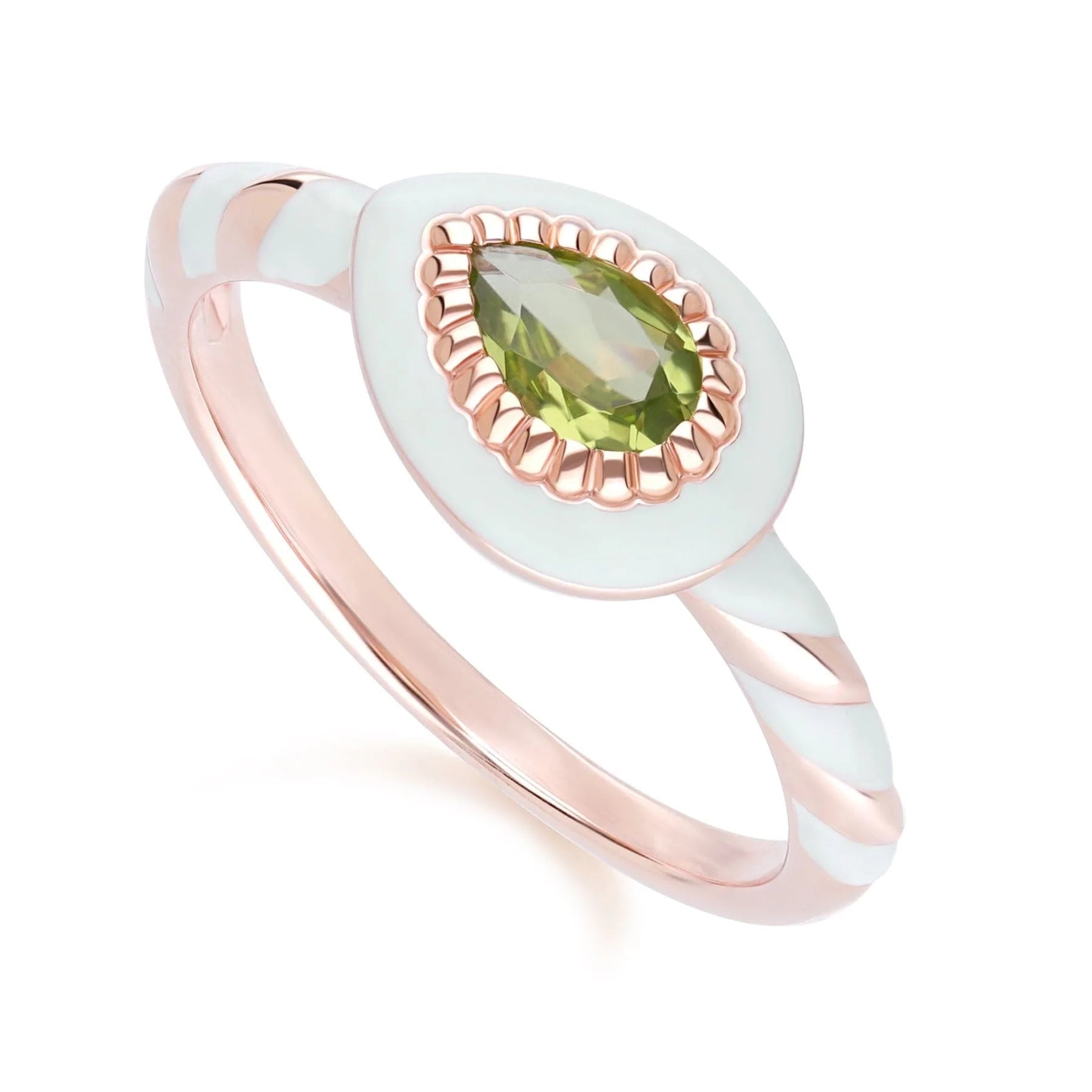 Lumina Spiral Enamel Ring (Lavender Edition)
