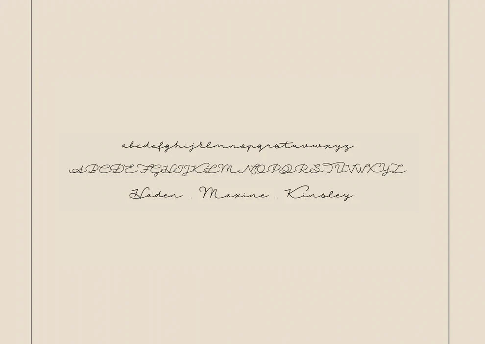 Minimal Name Necklace