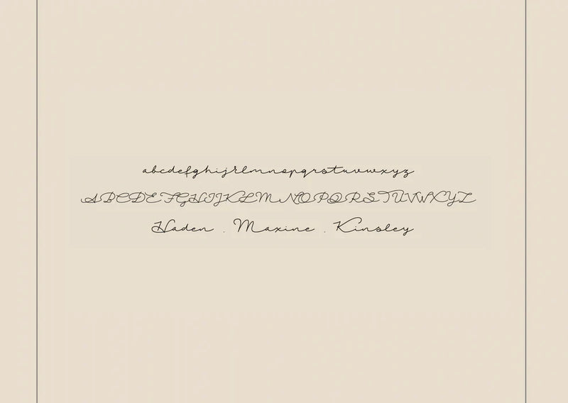 Minimal Name Necklace