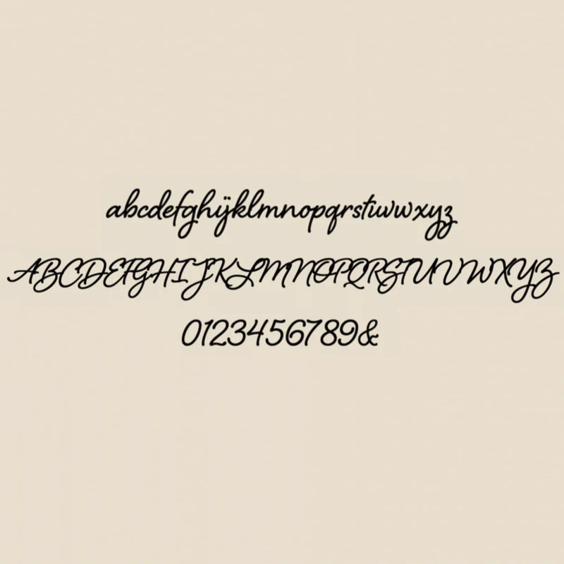 Grace Script Name Ring