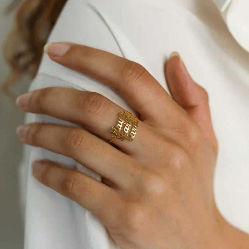 London Multiple Name Ring